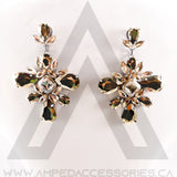 Pear Cluster Earrings