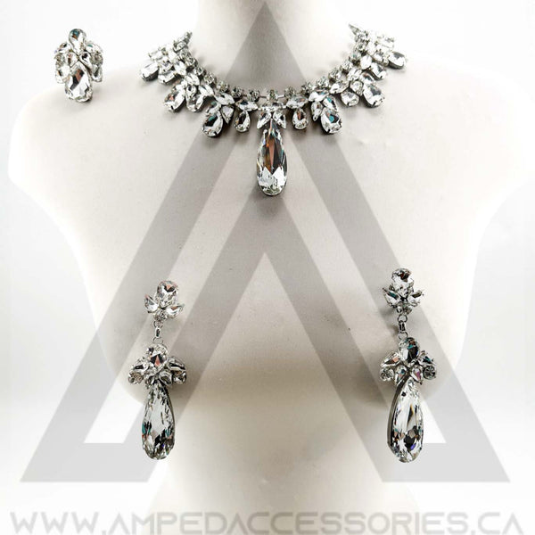 Clear Necklace Set