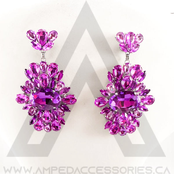Medium Purple Earrings