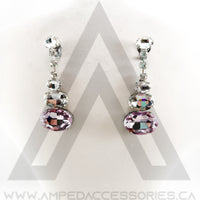 Large Oval Drop Earrings (multiple colors available)
