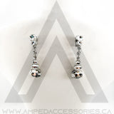 Oval Drop Earrings (multiple colors available)