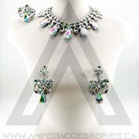 Waterlily & Clear Necklace Set