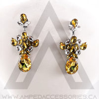Topaz & Clear Earrings