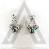 Rectangle Drop Earrings (multiple colors available)
