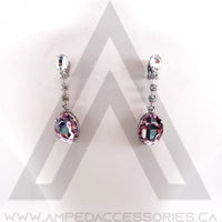 Oval Drop Earrings (multiple colors available)