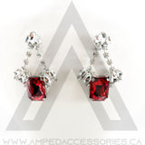 Rectangle Drop Earrings (multiple colors available)