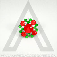 Neon Orange & Green Ring