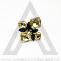 Jonquil & Black Ring