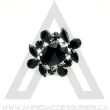 Oval Stone Ring (Multiple Colors)
