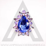 Large Pear Ring (Multiple Colors)