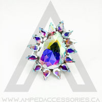 Large Pear Ring (Multiple Colors)