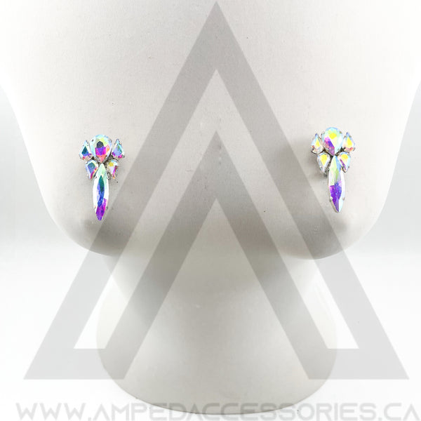 Spike Button Earrings (Multiple Colors)