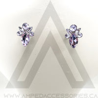 Button Earrings (Multiple Colors Available)