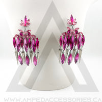 Pink Spike Earrings