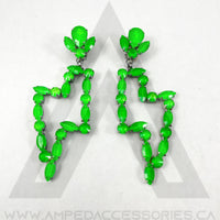 Lightning Bolt Earrings (Multiple Colours Available)