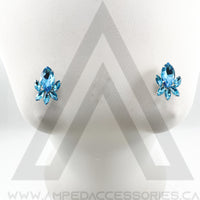 Spike Button Earrings (Multiple Colors)