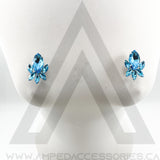 Spike Button Earrings (Multiple Colors)