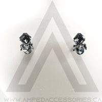 Button Earrings (Multiple Colors Available)