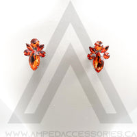 Button Earrings (Multiple Colors Available)