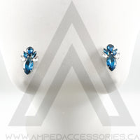 Spike Button Earrings (Multiple Colors)