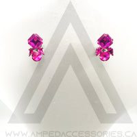 Button Earrings (Multiple Colors Available)