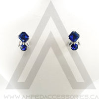 Button Earrings (Multiple Colors Available)