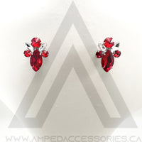 Button Earrings (Multiple Colors Available)