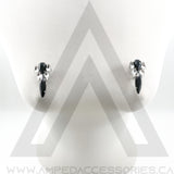 Spike Button Earrings (Multiple Colors)