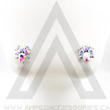 Button Earrings (Multiple Colors)