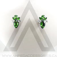 Button Earrings (Multiple Colors Available)