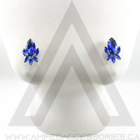 Spike Button Earrings (Multiple Colors)