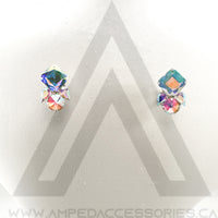 Button Earrings (Multiple Colors Available)
