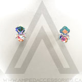 Button Earrings (Multiple Colors Available)