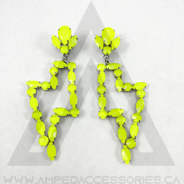 Lightning Bolt Earrings (Multiple Colours Available)