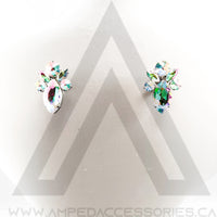 Button Earrings (Multiple Colors Available)