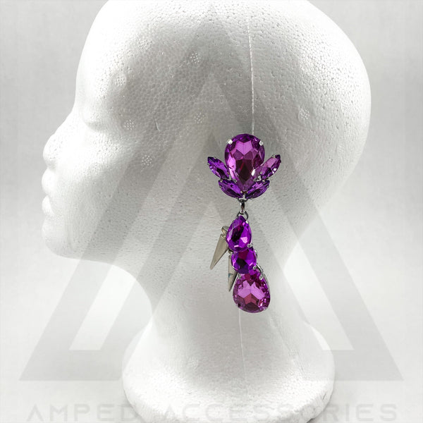 Spike Cluster Earrings (Multiple Colours Available)
